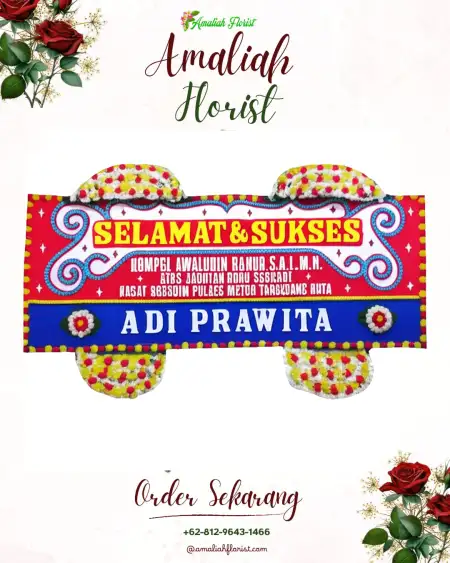 Papan Bunga Ucapan Selamat Gereja Bethany