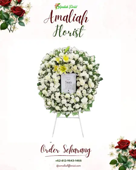 Krans Bunga Duka Gereja Bethany